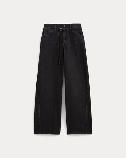 Lightweight Loose Wide-Leg Jean