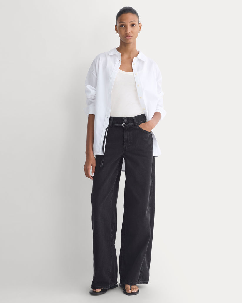 Lightweight Loose Wide-Leg Jean