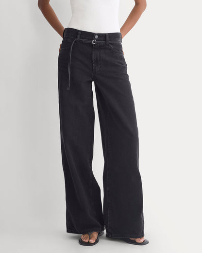 Lightweight Loose Wide-Leg Jean